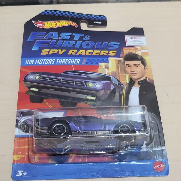 Hot Wheels Diecast Vehicle Purple Ion Motors Thresher Fast & Furious Spy Racers - Picture 5 of 10